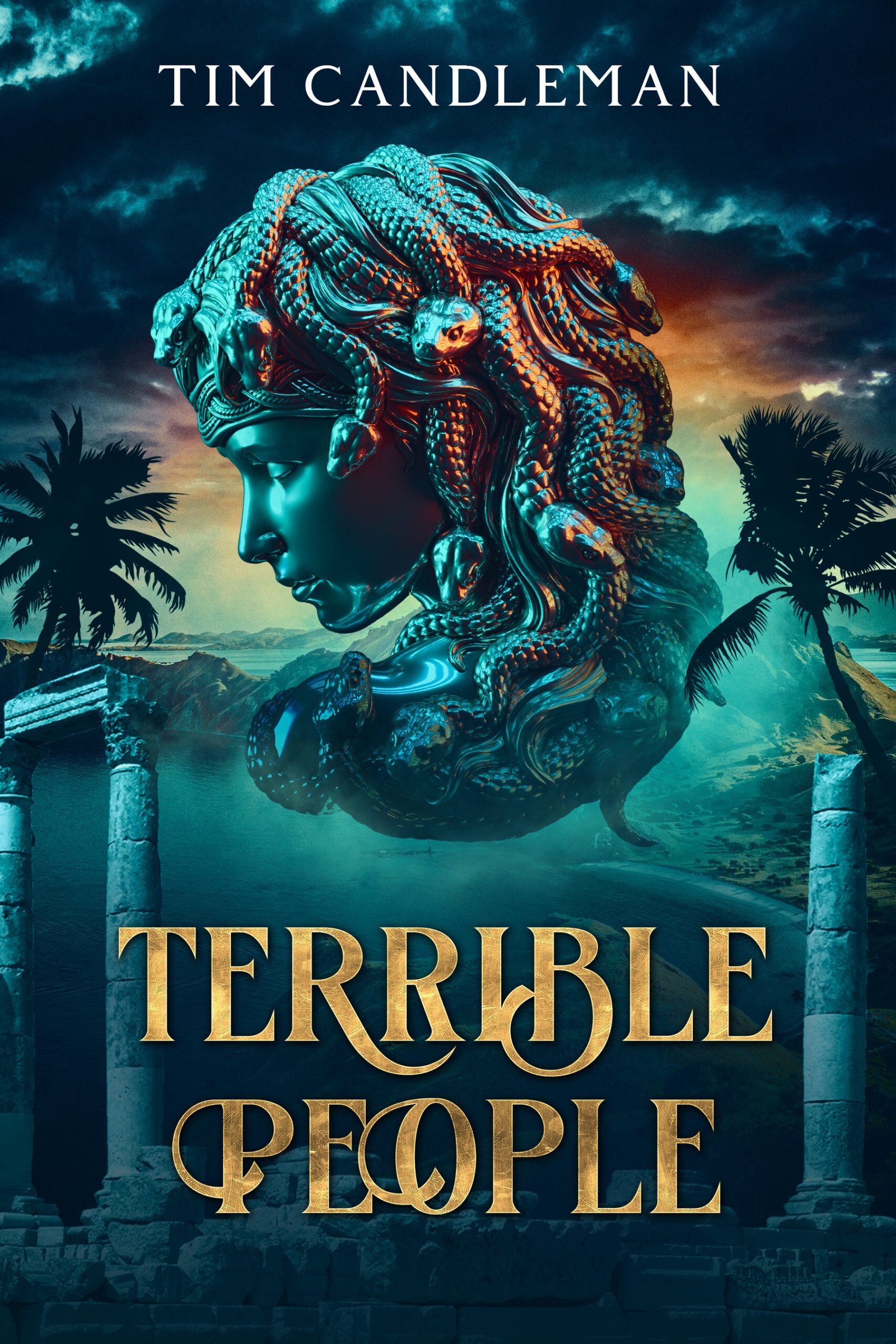 Terrible People Book Cover by Tim Candleman